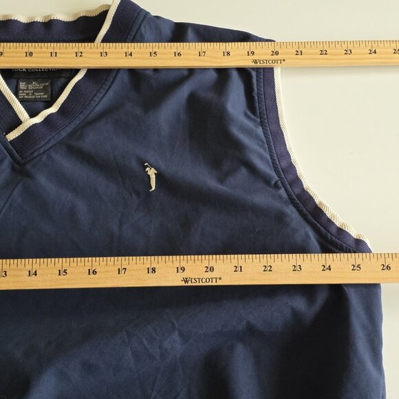 Austin Golf Mens Vest XL Navy V Neck Wind Resistant Ligthweight Tour Collection - Picture 5 of 14